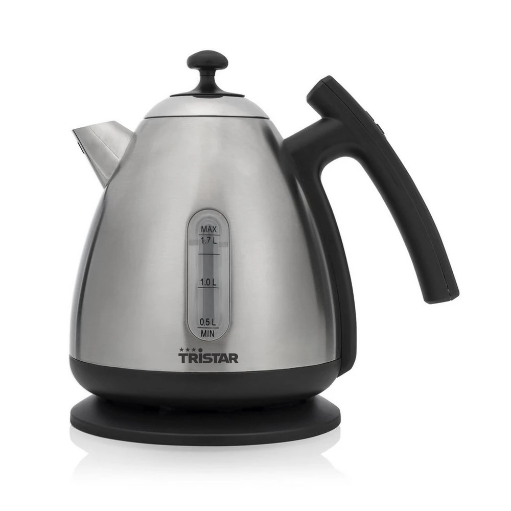 Tristar WK-3403 Digital-Wasserkocher, 1,7L, 2200W, Edelstahl, LED-Anzeige