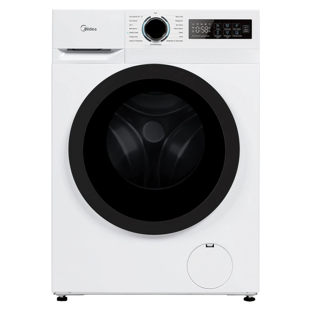 Midea Waschmaschine MF110 MF11EW70BA10, 7 kg, 1400 U/min, Energieeffizienz A