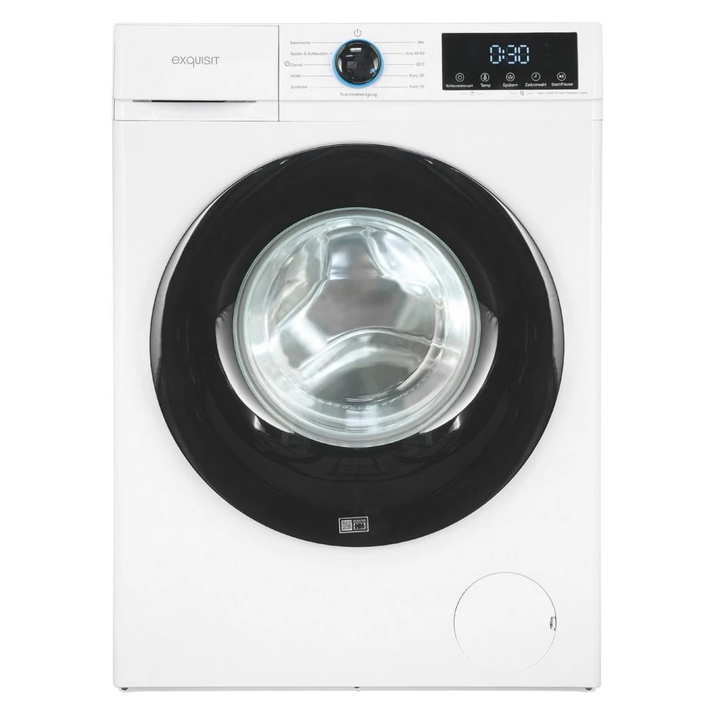 exquisit Waschmaschine WA6312-371A, 6 kg, 11 Programme, Restlaufzeitanzeige