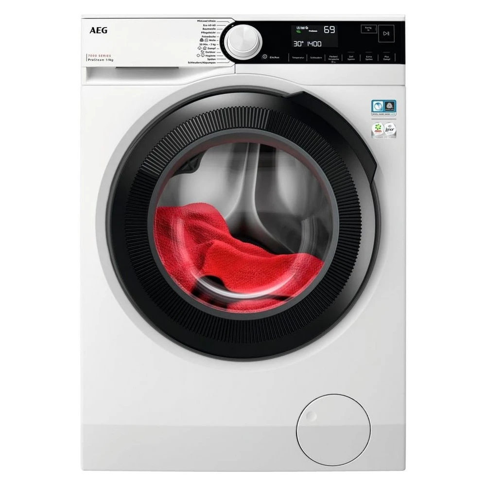 AEG Waschmaschine 7000 LR7A70490, 9 kg, 1400 U/min, ProSteam