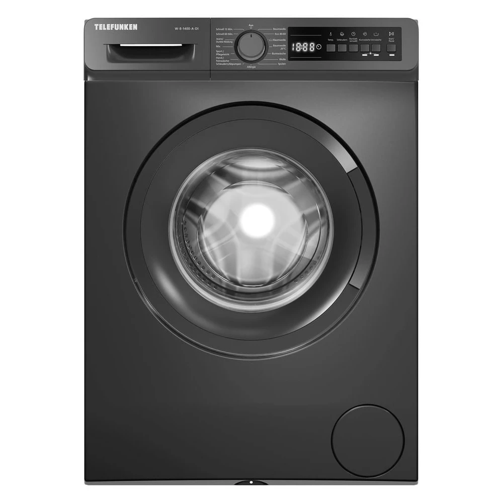 TELEFUNKEN W-8-1400-A-DI Waschmaschine, 8 kg, 1400 U/Min, Energieklasse A
