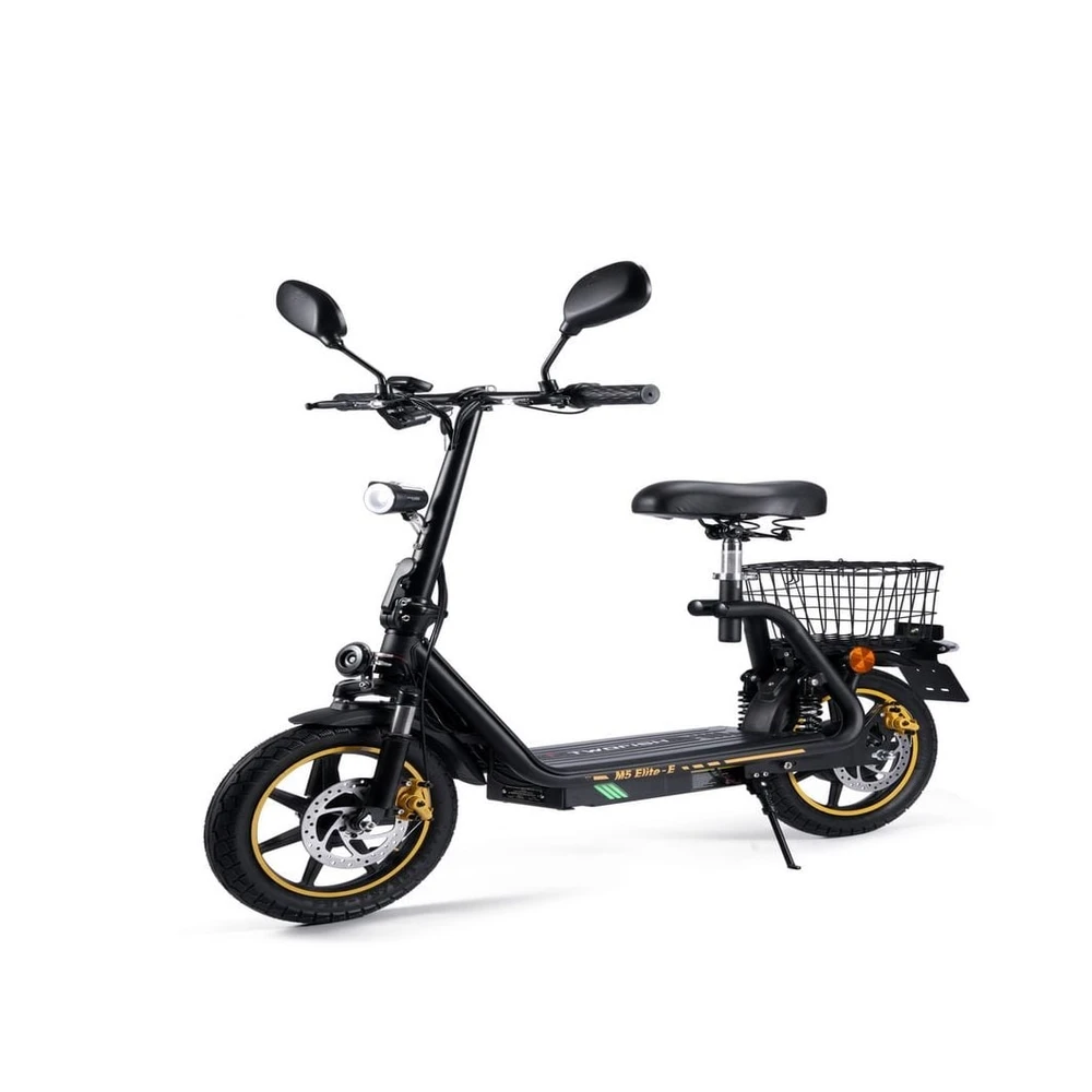 TWOFISH Elite-E EEC E-Scooter, 14 Zoll, 500W, Schwarz