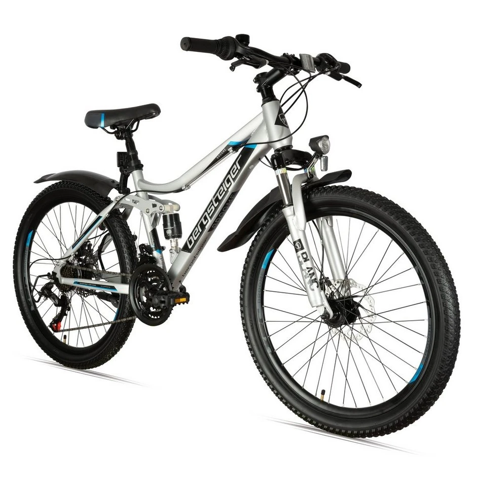 Bergsteiger Kinderfahrrad Broome 24 Zoll, 21 Gang, Shimano Schaltung, Scheibenbremsen