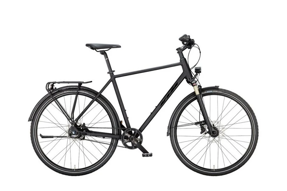 KTM Cityrad Maranello 11 Light Belt Herren schwarz 2025, 11-Gang Shimano