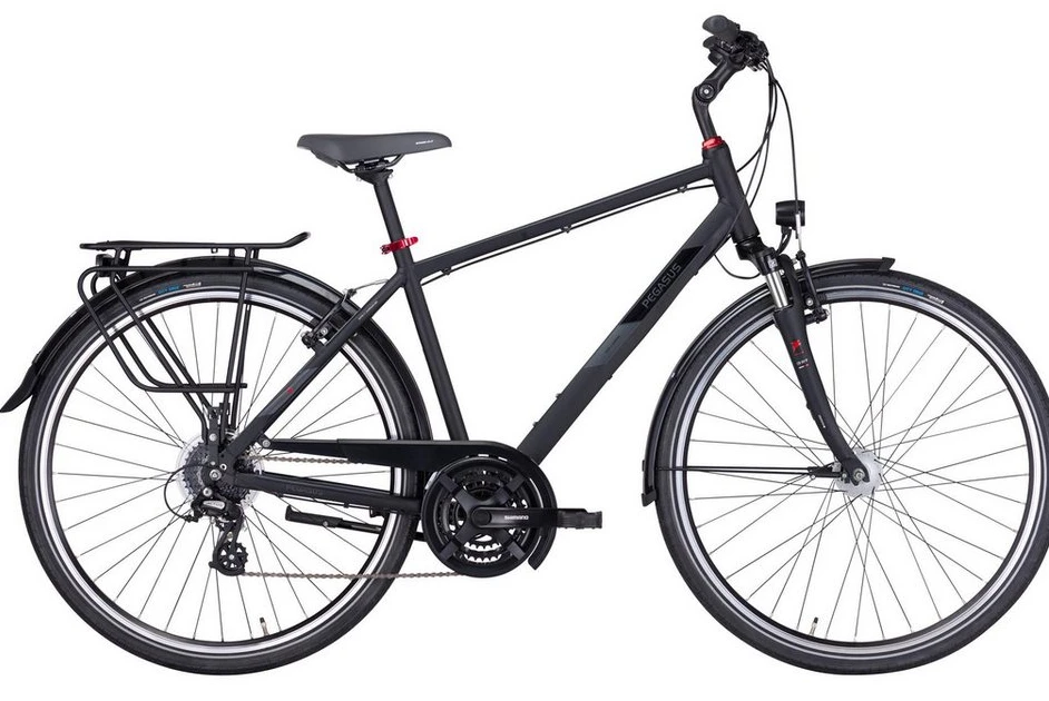 Pegasus Trekkingrad Solero SL 24 Herren, 24 Gang Shimano Altus, Kettenschaltung