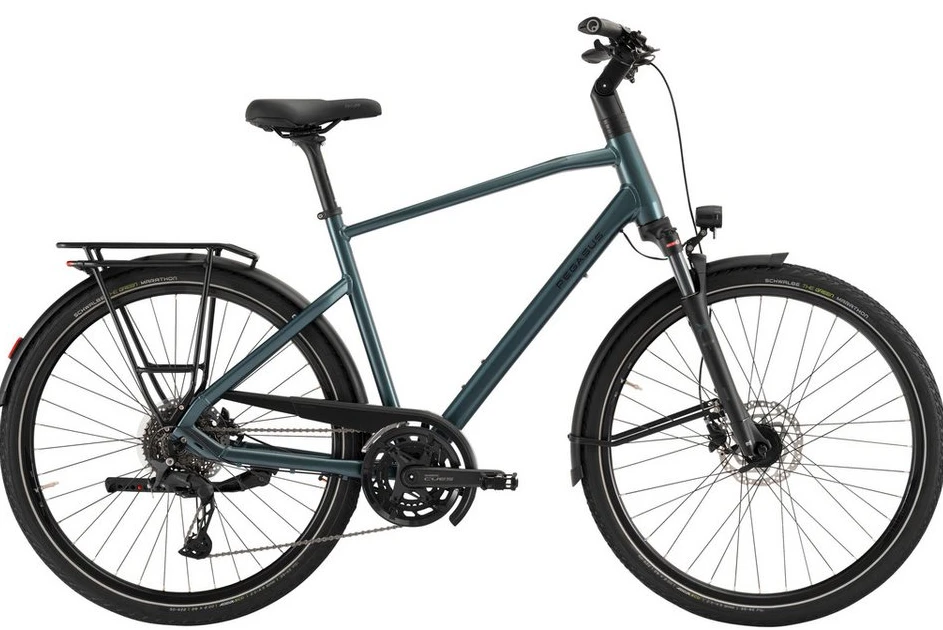 Pegasus Trekkingrad Strong SL 20 Herren, grün, 20 Gang SHIMANO Cues RD-U6020