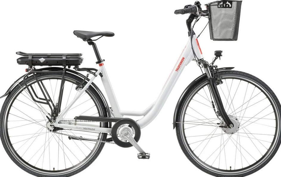 Telefunken E-Bike RC657, 7-Gang Shimano Nexus, 536,5 Wh, Frontmotor