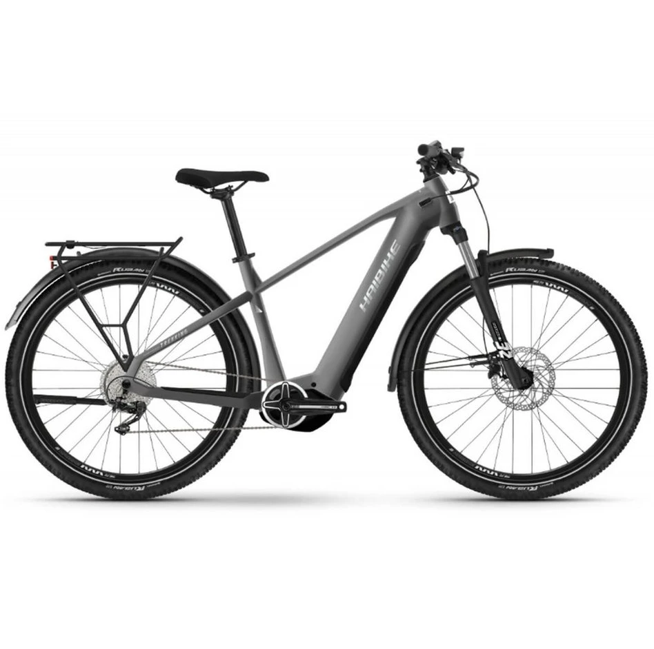 Haibike E-Bike Trekking 4 High, Yamaha Antrieb, 720 Wh, Silber