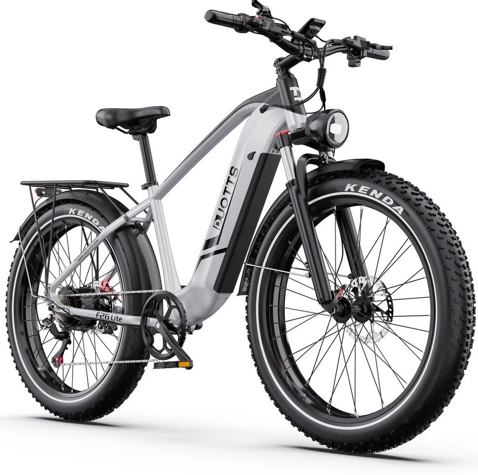 DUOTTS E-Bike Cityrad F26lite, 48V 864Wh, 7 Gang Shimano, 100km Reichweite