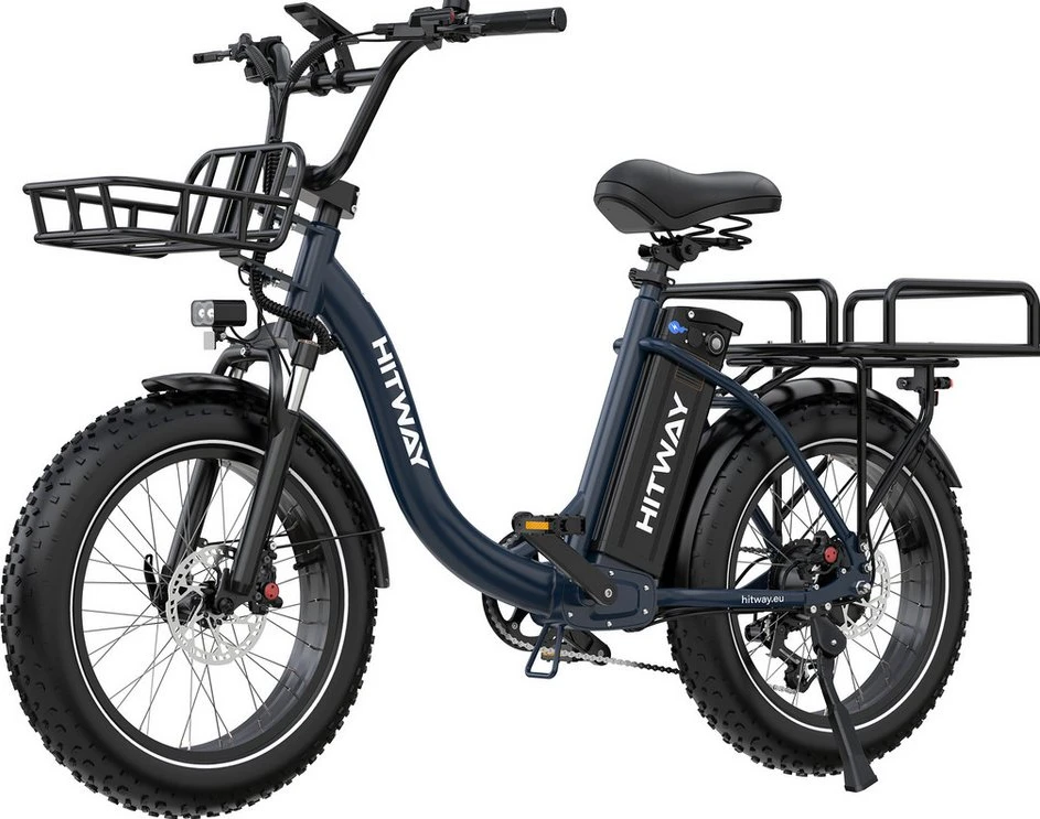 img-1786795094940-502295.webp HITWAY E-Bike Cityrad 20" 48V27Ah Akku, 160 km Reichweite, 7 Gang Shimano – Bild 1