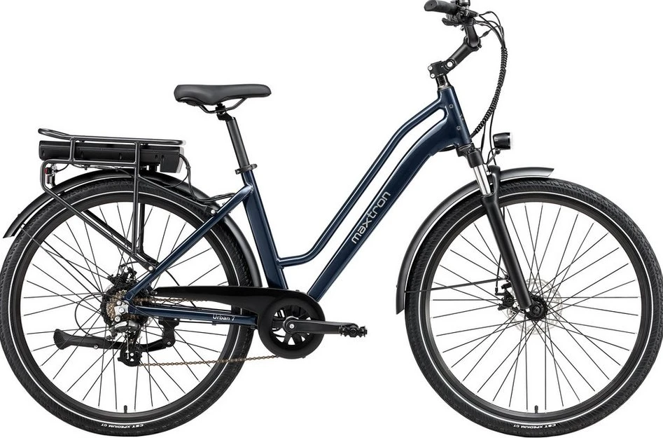 Maxtron Urban 7 E-Citybike, 28 Zoll, 7 Gang Shimano, Heckmotor, 460,8 Wh