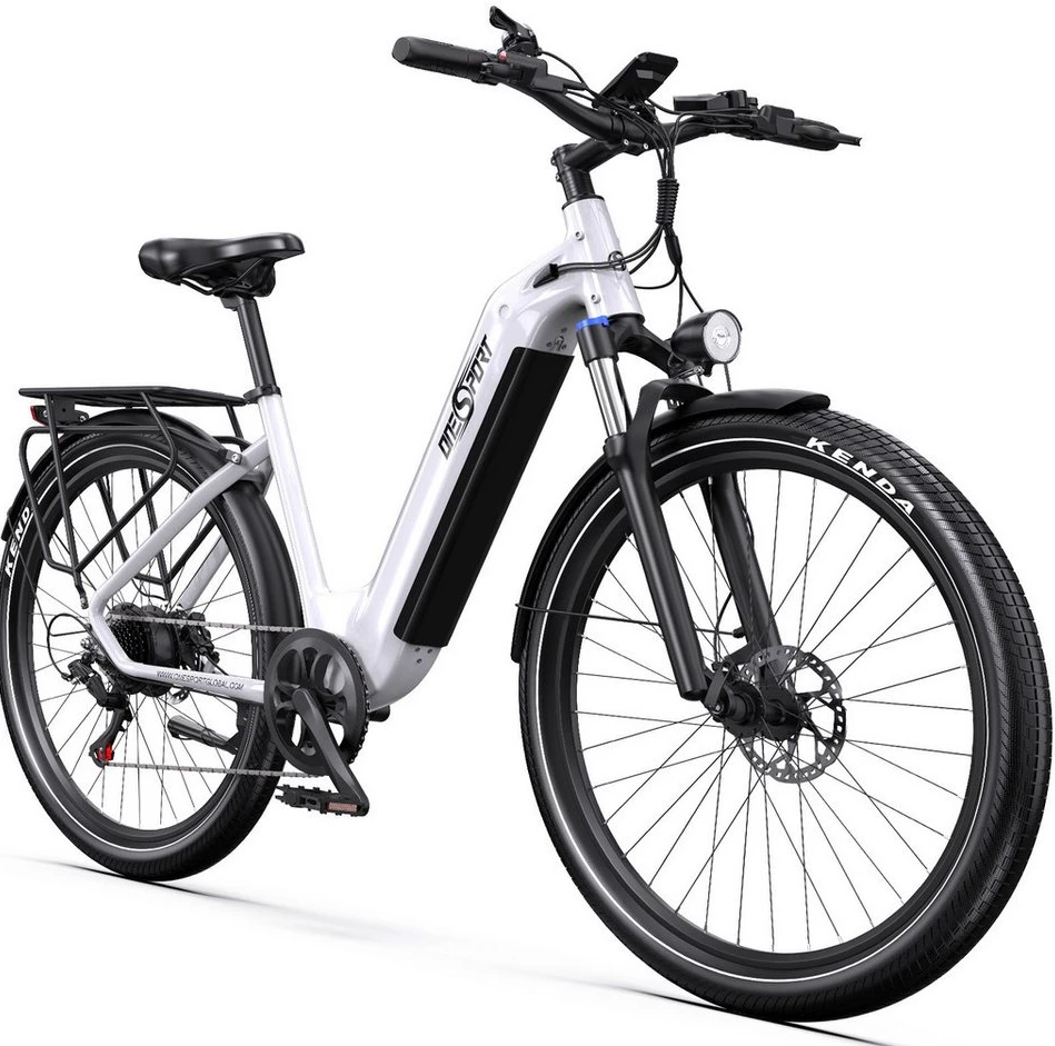 Onesport E-Bike Cityrad, 28 Zoll, 18.2AH, 36V, 655WH, 7 Gang Shimano