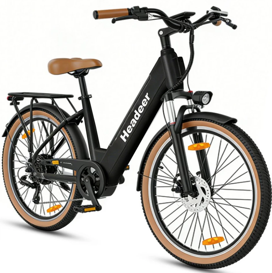 img-1786796671634-646000.webp Vankel E-Bike Cityrad 26 Zoll, 250W, 648Wh, 120km, Shimano 7-Gang, Tiefeinsteiger – Bild 1
