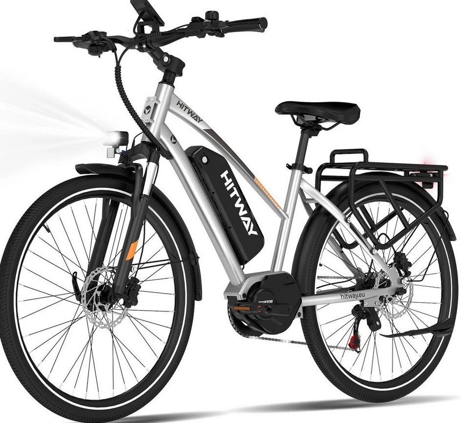 img-1786796682440-506056.webp HITWAY E-Bike Cityrad 27,5 Zoll, 70 Nm Mittelmotor, 468 Wh, 7 Gang Shimano – Bild 1