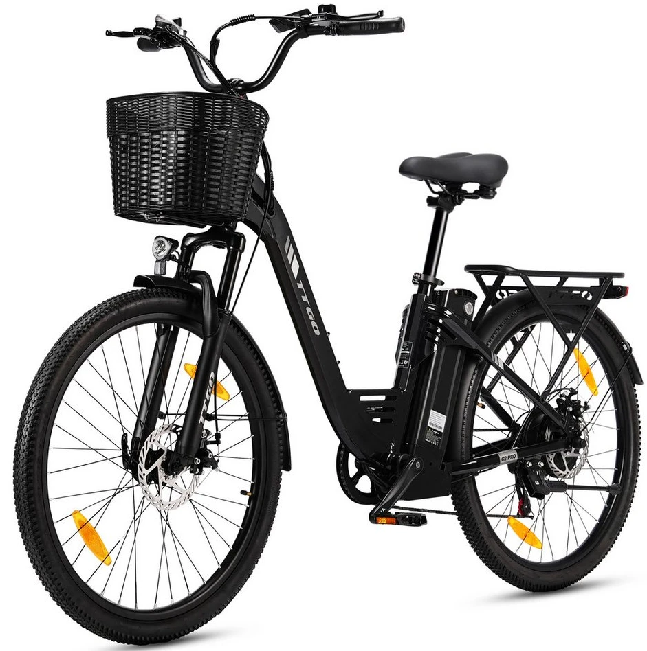 img-1786797950736-222538.webp TTGO E-Bike Cityrad 26 Zoll, 80-120km, 7 Gang SHIMANO, 650 Wh, Aluminiumrahmen – Bild 1