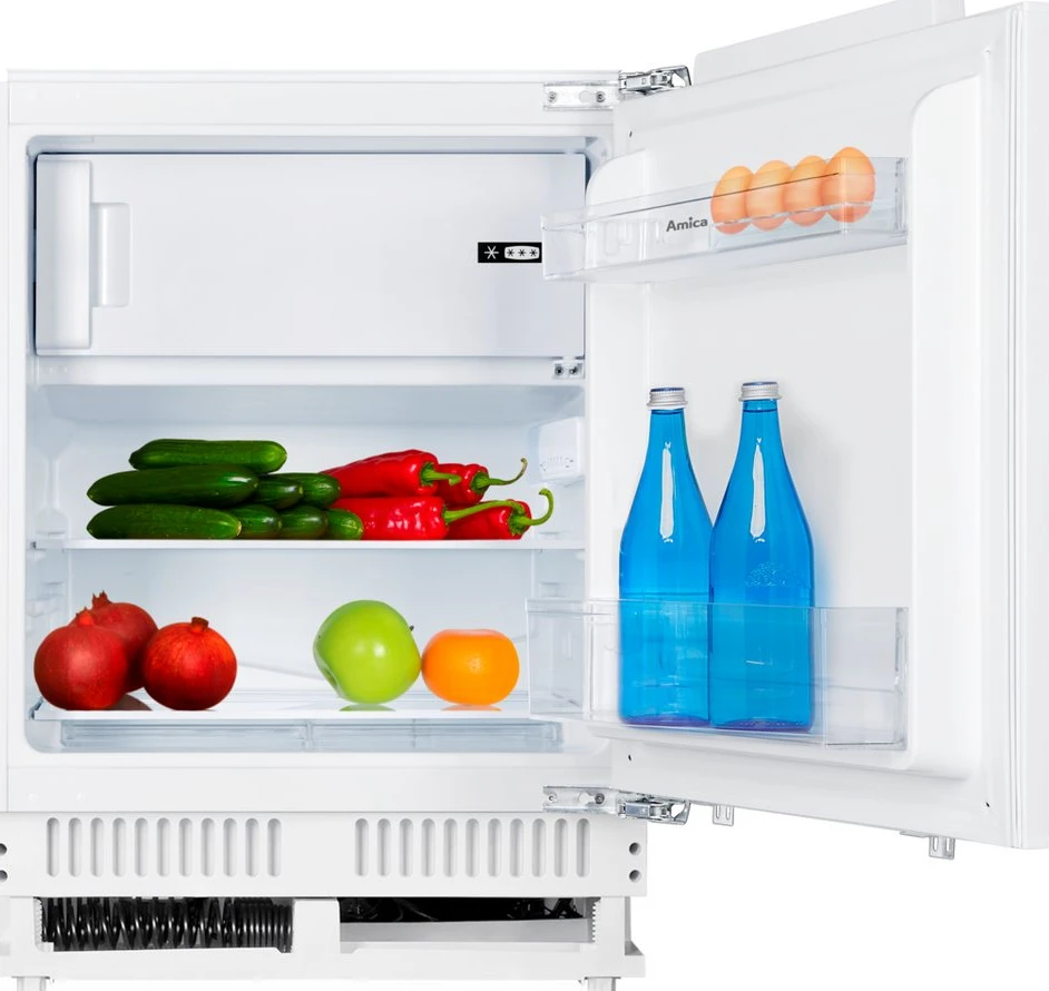 Amica UKSX 361 901 Einbaukühlschrank, 111 l, 82,5 cm, 35 dB, Festtür