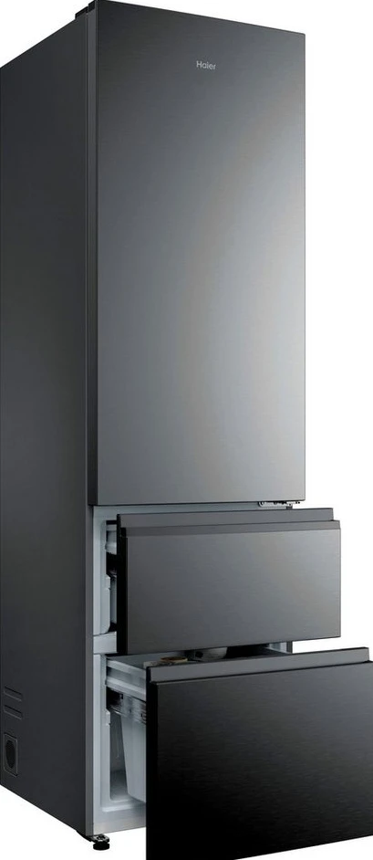 Haier HTR3620CNMP Kühl-Gefrierkombination, 414 l, 205 cm, Energieklasse C
