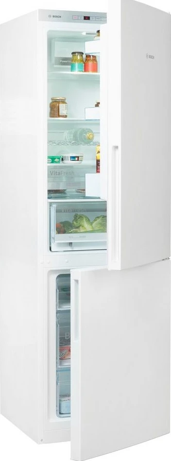 BOSCH KGE36AWCA Kühl-/Gefrierkombination, 308 l, 186 cm, LowFrost, Weiß