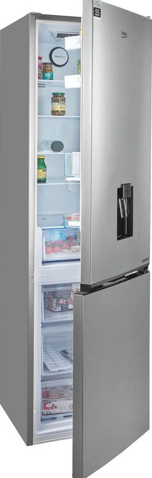 BEKO B5RCNA406DHXB1 Kühl-/Gefrierkombination, 355 l, NoFrost, Wasserspender