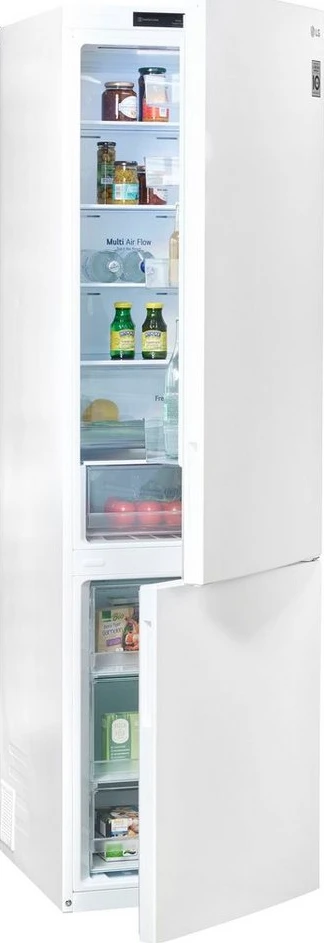 img-1787860597049-158721.webp LG GBP62SWNAC Kühl-/Gefrierkombination, 384 l, NoFrost, 203 cm, Weiß – Bild 1