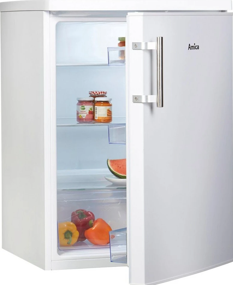 Amica VKS 15917-1 W Table-Top-Kühlschrank, 156 l, 85 cm, weiß