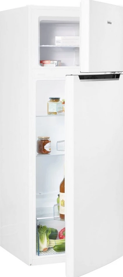Amica DT 374 160 W Kühl-/Gefrierkombination, 211 l, 144 cm, weiß