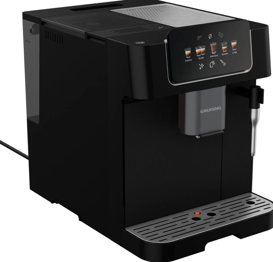 img-1788597290981-284528.webp Grundig KVA 6230 Kaffeevollautomat, 1350 W, 19 bar, 2 l, Edelstahlmahlwerk – Bild 1