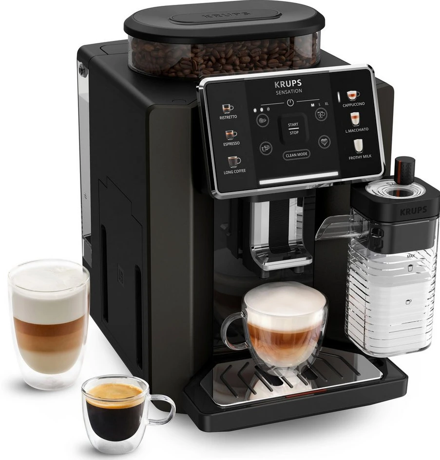 img-1788597312487-702002.webp Krups EA9129 Sensation Milk Kaffeevollautomat, 1450 W, 15 bar, 1,7 l – Bild 1
