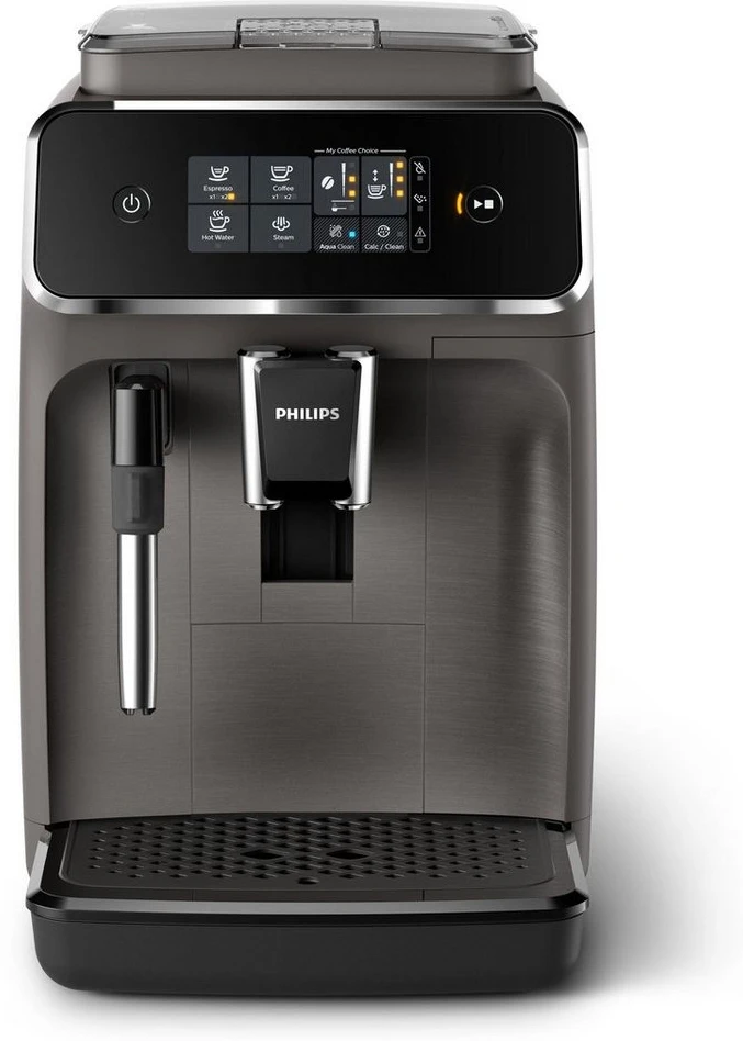 Philips Kaffeevollautomat, 15 bar, Keramikmahlwerk, 1,8 l, Kaschmirgrau