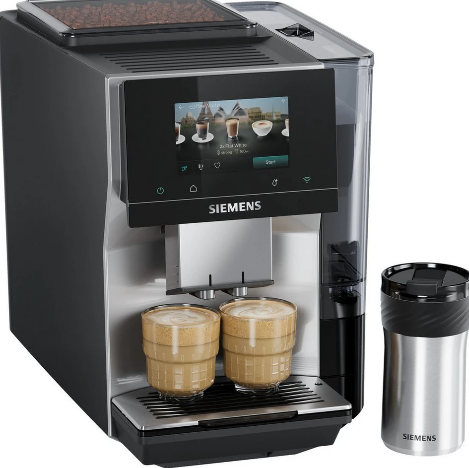 SIEMENS EQ700 TP725ET7 Kaffeevollautomat, 1500 W, 2,4 l, 19 bar, silber