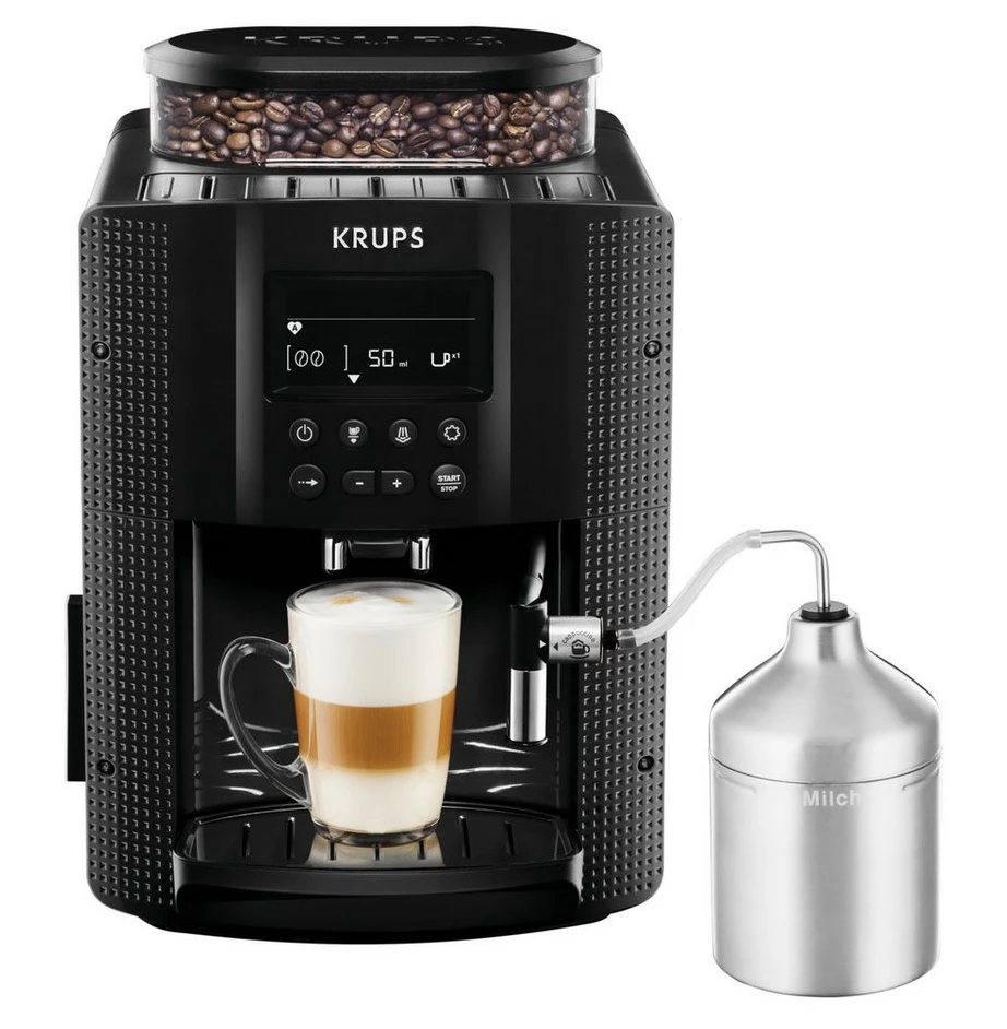Krups EA8150 Kaffeevollautomat, 1450 W, 15 bar, 1,7 l, 260 g, schwarz