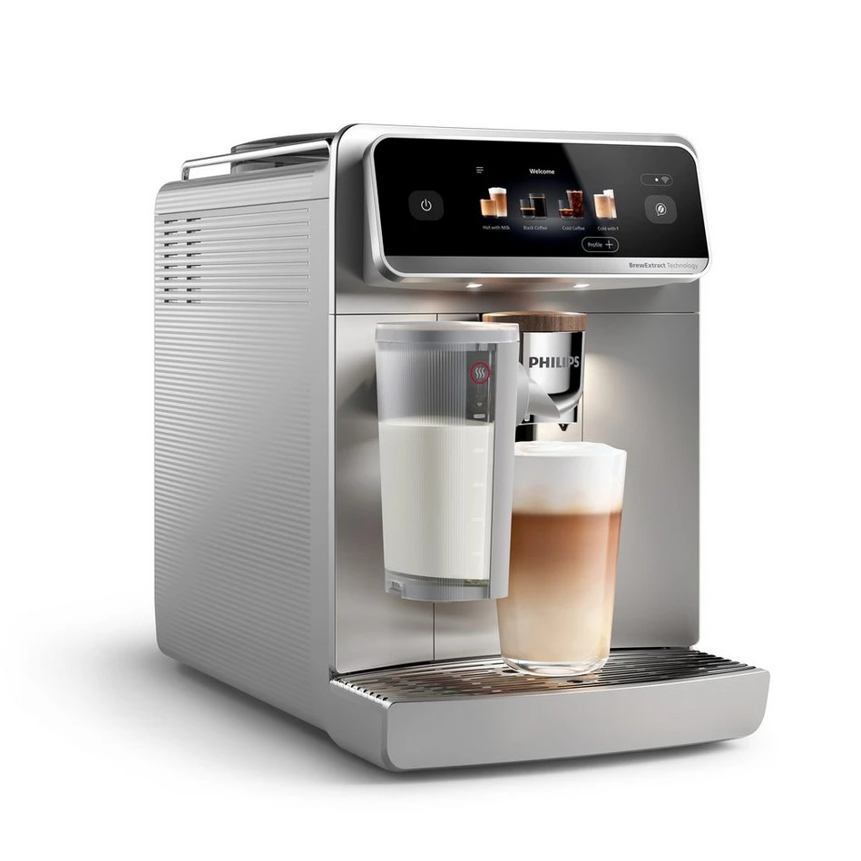 Philips EP8757/20 8000 Series Kaffeevollautomat, 1500 W, 1,9 l, Silber