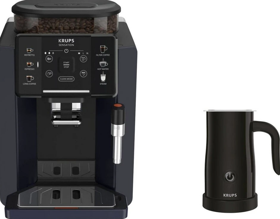 Krups EA910B.23 Sensation Milk Kaffeevollautomat, 1450 W, 15 bar, schwarz