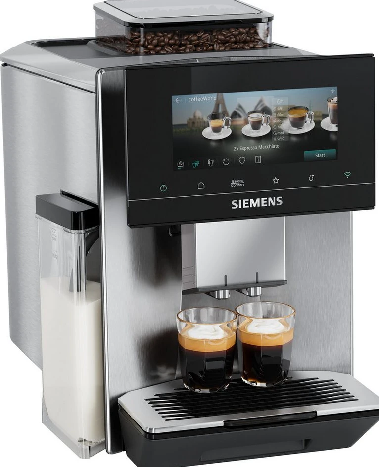 SIEMENS EQ900 TQ923E43 Kaffeevollautomat, 41 Getränke, 1500 W, Edelstahl