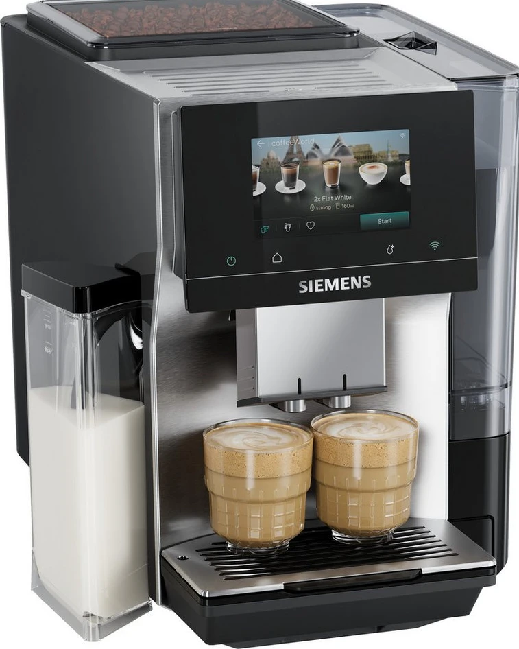 img-1788598812820-245800.webp Siemens EQ700 iAroma TQ727D03 Kaffeevollautomat, 19 bar, 1500 W, Edelstahl – Bild 1