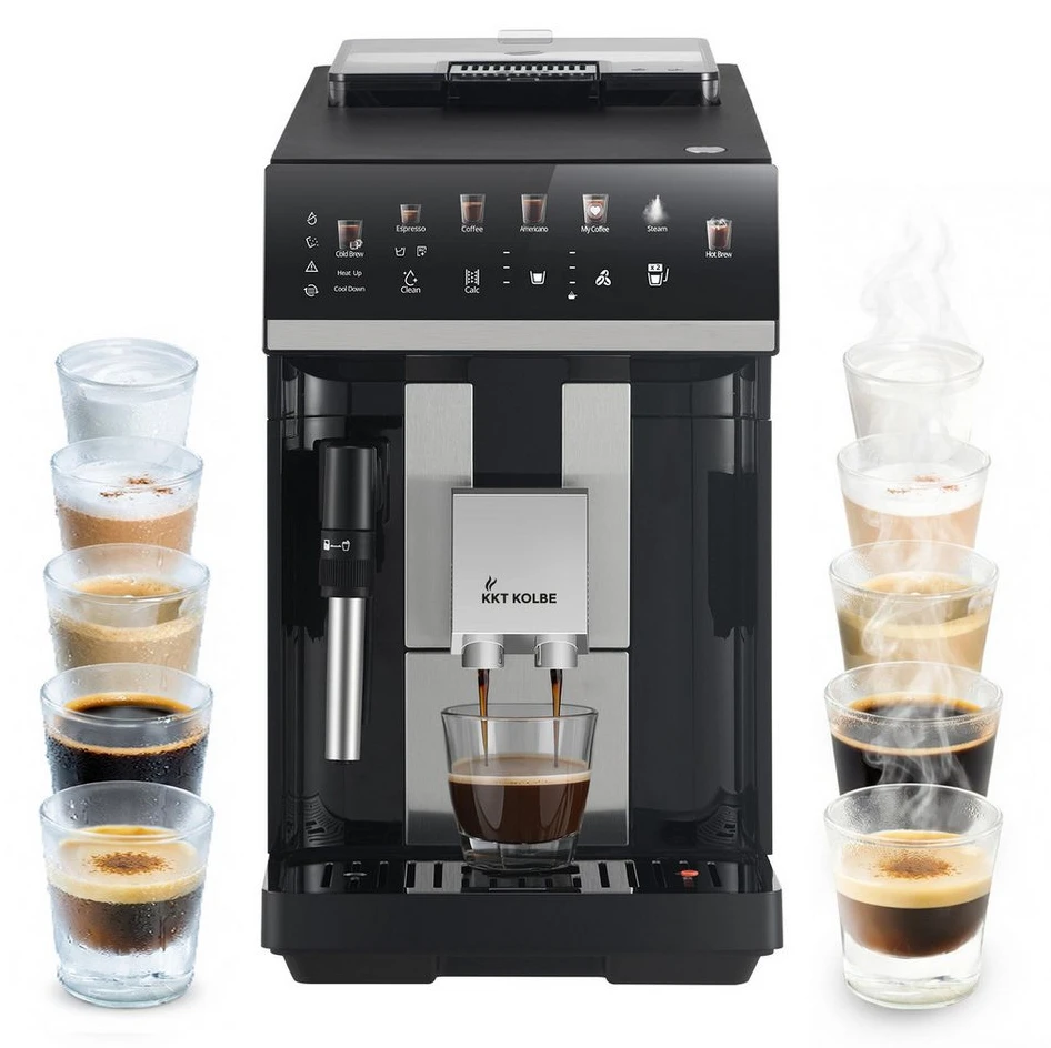 KKT KOLBE Pure Kaffeevollautomat, 1725 W, 15 bar, 1,8 l, schwarz