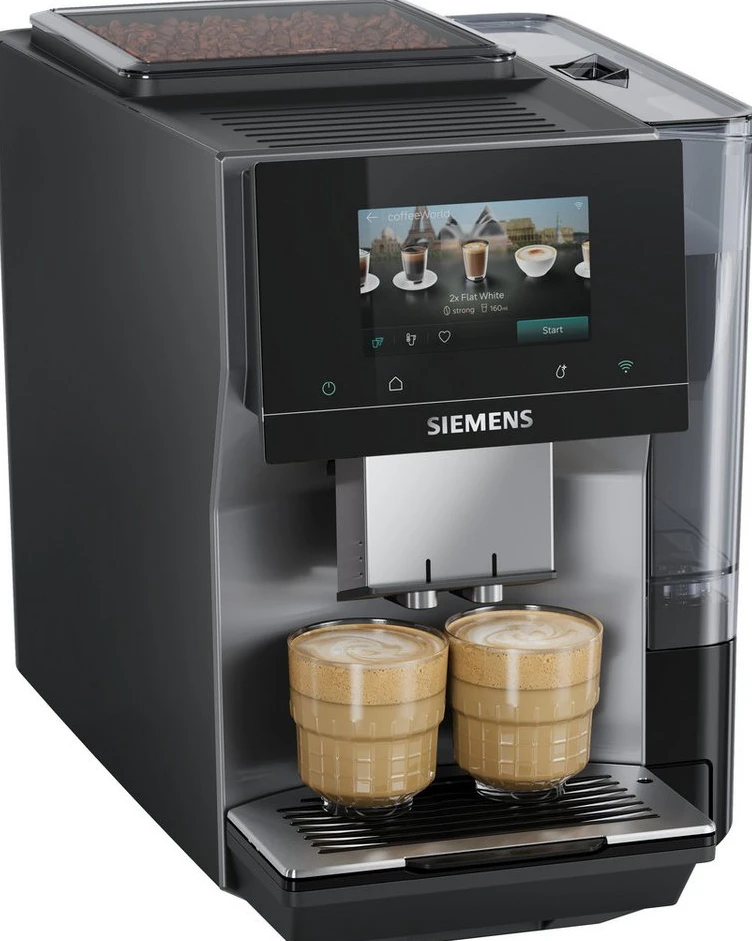 Siemens EQ700 TP725E01 Kaffeevollautomat, 41 Getränke, 1500 W, grau