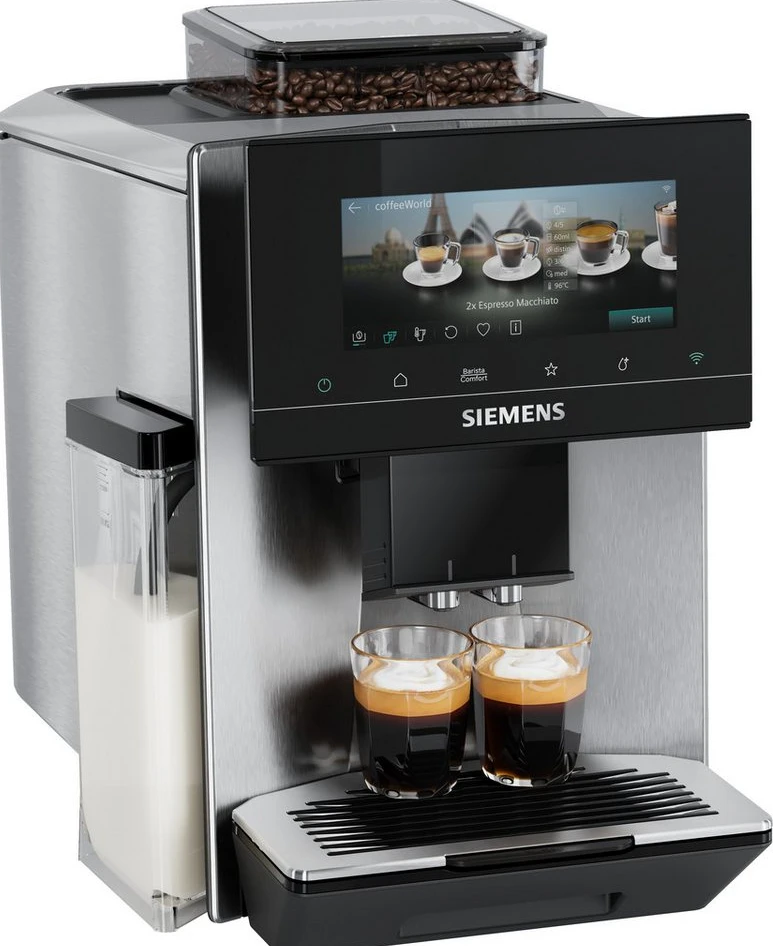 SIEMENS EQ900 TQ923E03 Kaffeevollautomat, 41 Getränke, 1500 W, Edelstahl