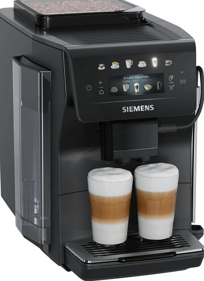 Siemens EQ600 TP601E09 Kaffeevollautomat, 1500 W, 15 bar, Schwarz