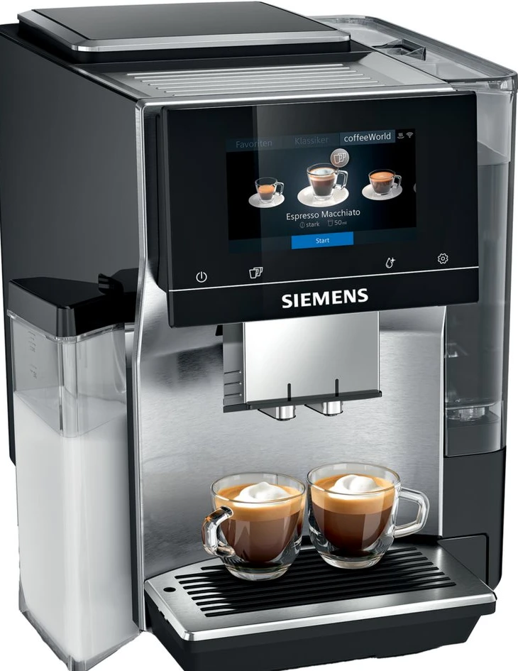 SIEMENS EQ700 integral TQ717D03 Kaffeevollautomat, Cold Brew, 5" TFT, Edelstahl