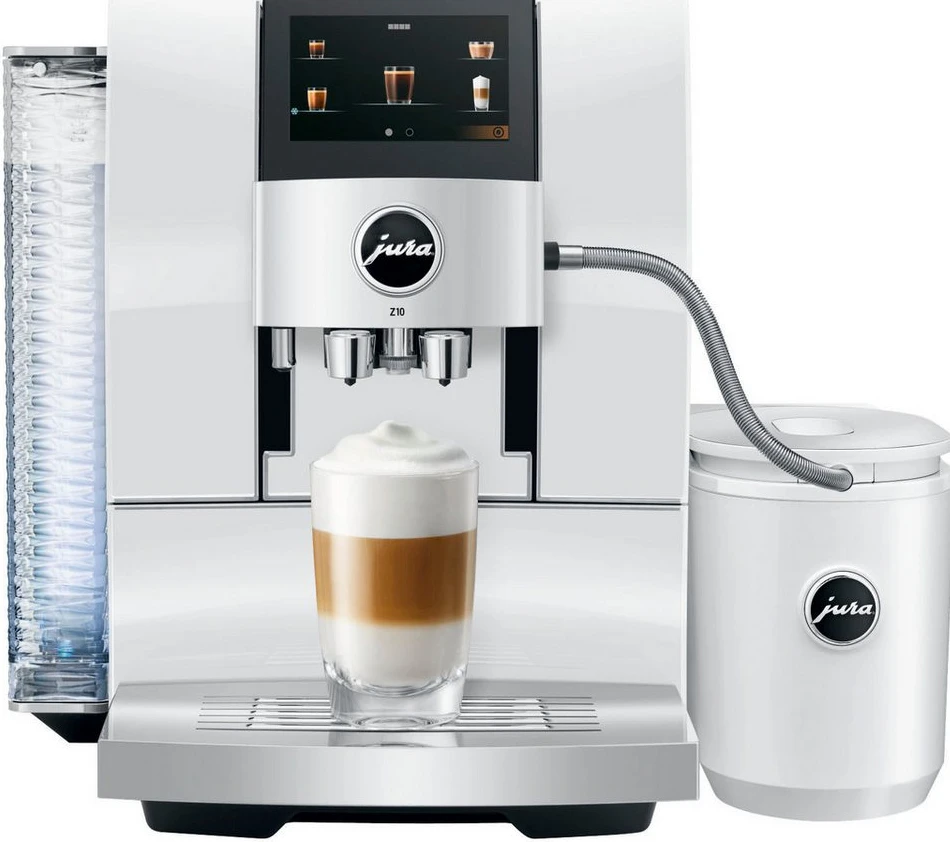 JURA Z10 15410 Diamond White (EA), 1450 W, 2,4 l, 51 Spezialitäten