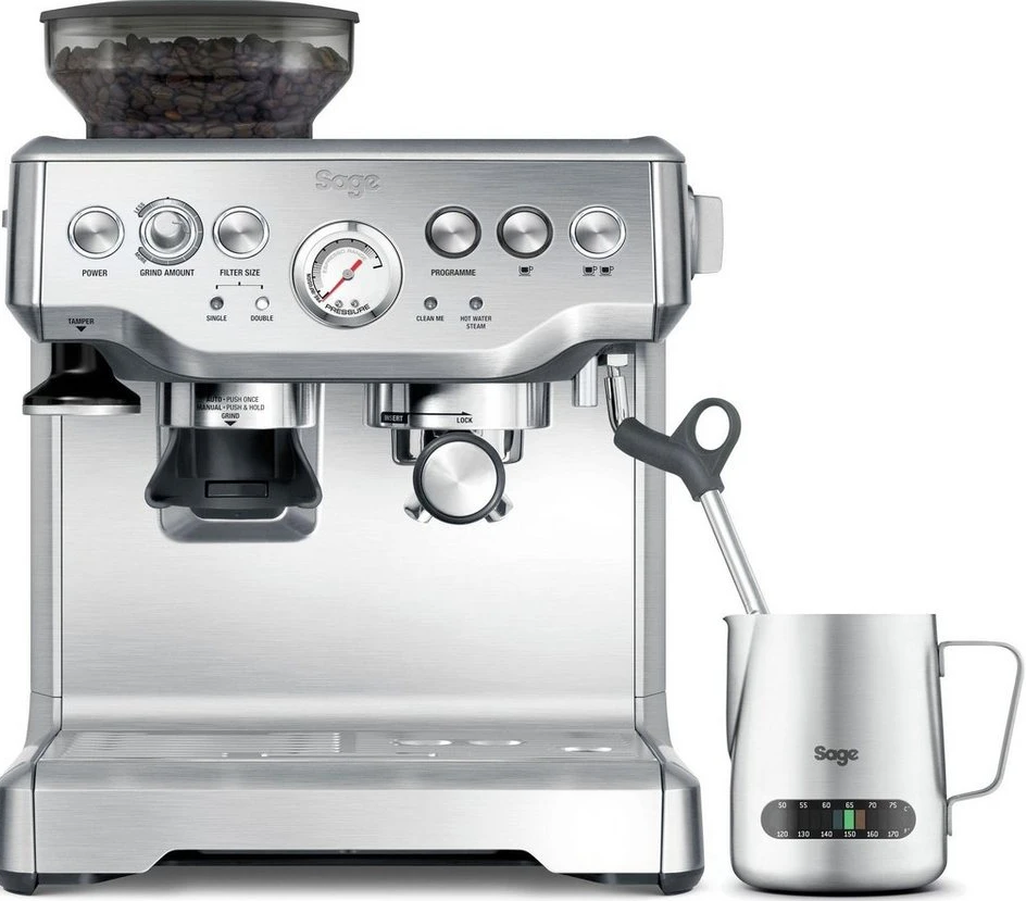 Sage The Barista Express SES875BSS2EEU1A, 1850 W, Edelstahl, 2 l