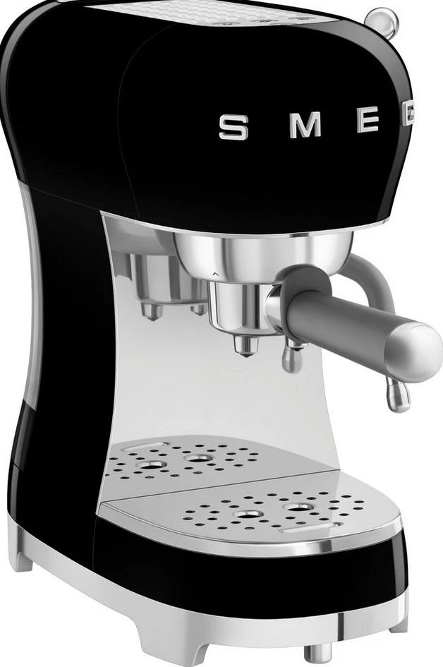 Smeg ECF02BLEU Espressomaschine, 1,1 l, 1350 W, 15 bar, schwarz