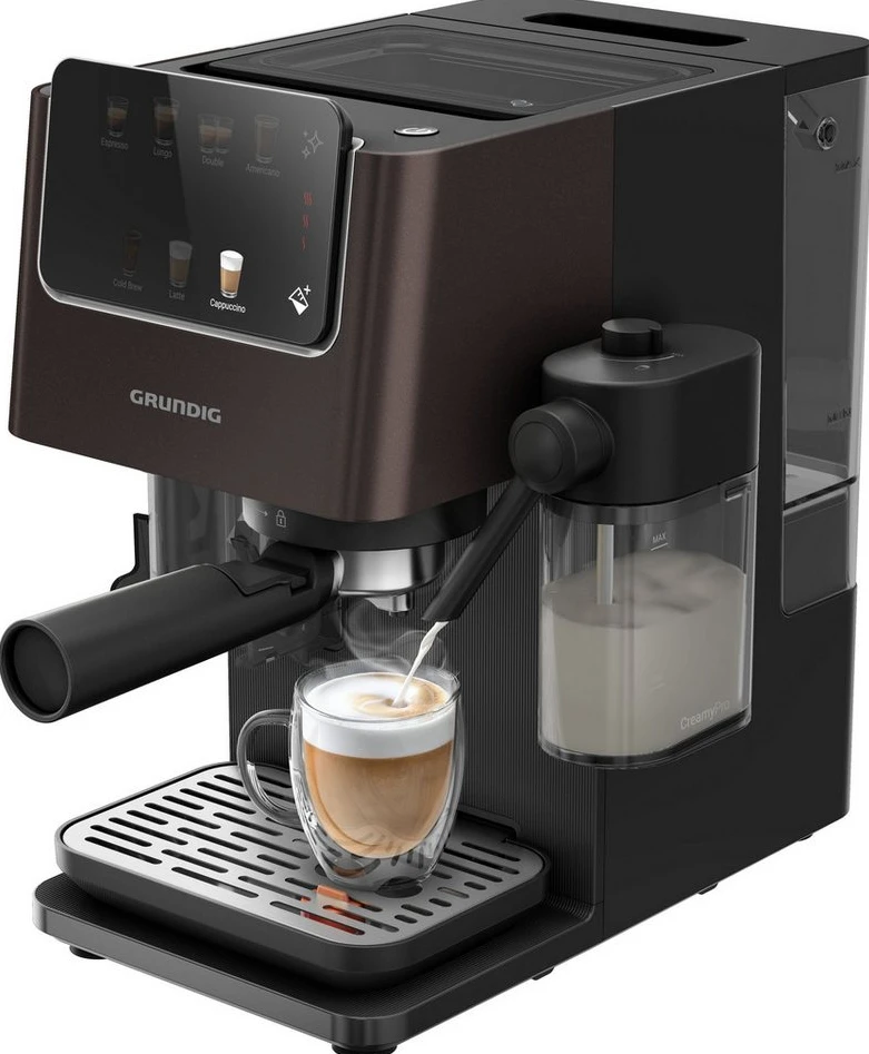 Grundig KSM 8530 Espressomaschine, 20 bar, 1,5 l, 1688 W, Touch-Display