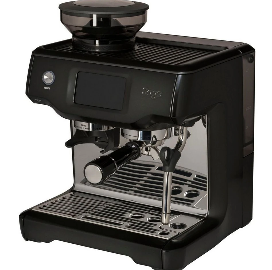 Sage Barista Touch Steel Espressomaschine, 54-mm-Siebträger, 2-L-Wassertank