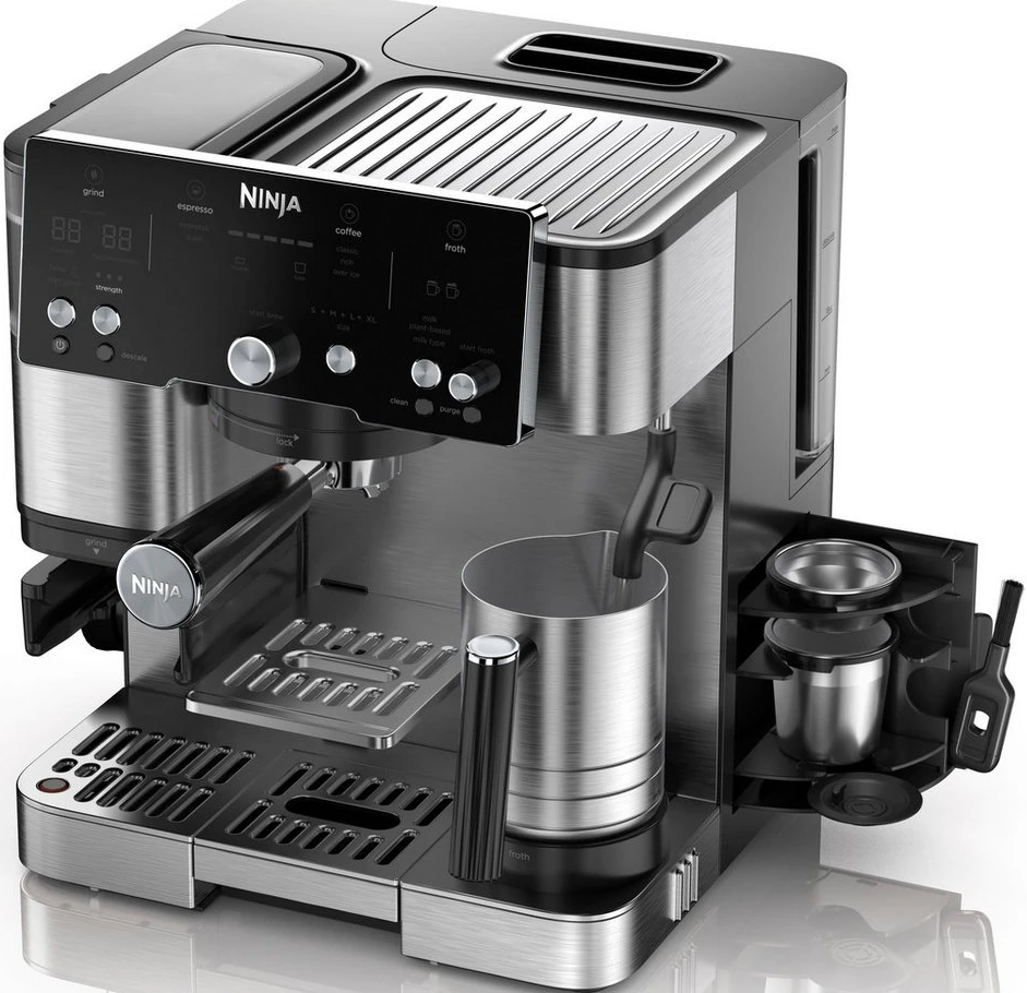 Ninja Luxe Café Essential ES501EU Espresso- und Filterkaffeemaschine, 1650 W