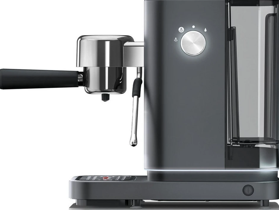 WMF Lumero Espressomaschine Stone Grey, 1350 W, 15 bar, 1,4 l