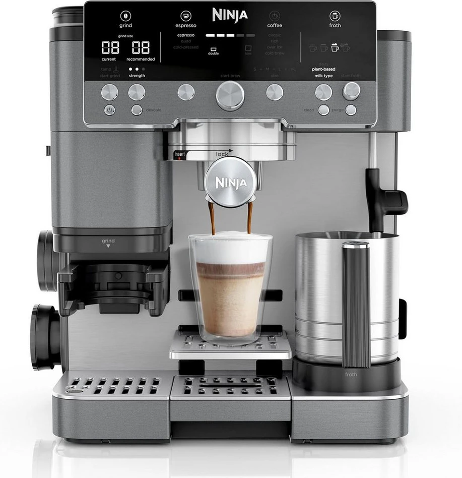 NINJA Luxe Café Premier ES601EUGM, 3-in-1 Espresso-, Filter- und Cold-Brew-Maschine