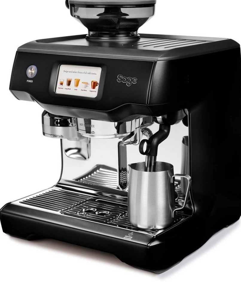 Sage the Oracle Touch SES990BST Siebträgermaschine, 2,5 l, 2400 W, 15 bar