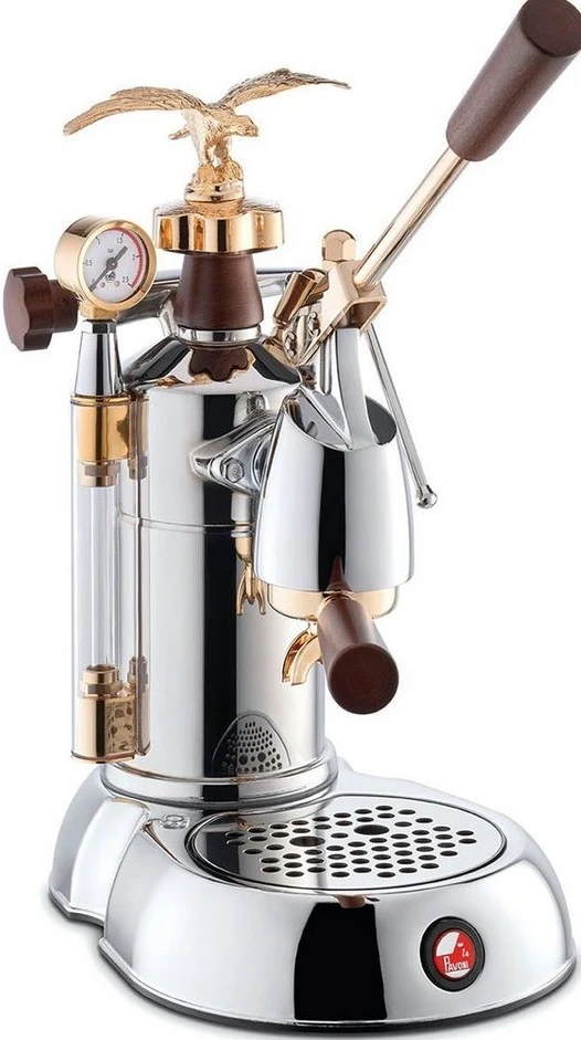 La Pavoni LPLEXP01EU Handhebel-Espressomaschine, 1,6 l, 950 W, Chrom